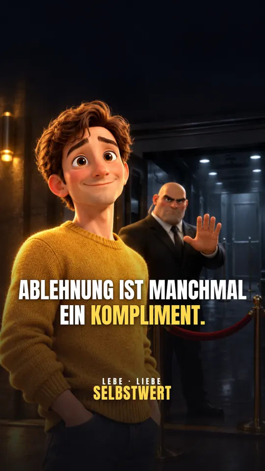 Ablehnung ist manchmal ein Kompliment
