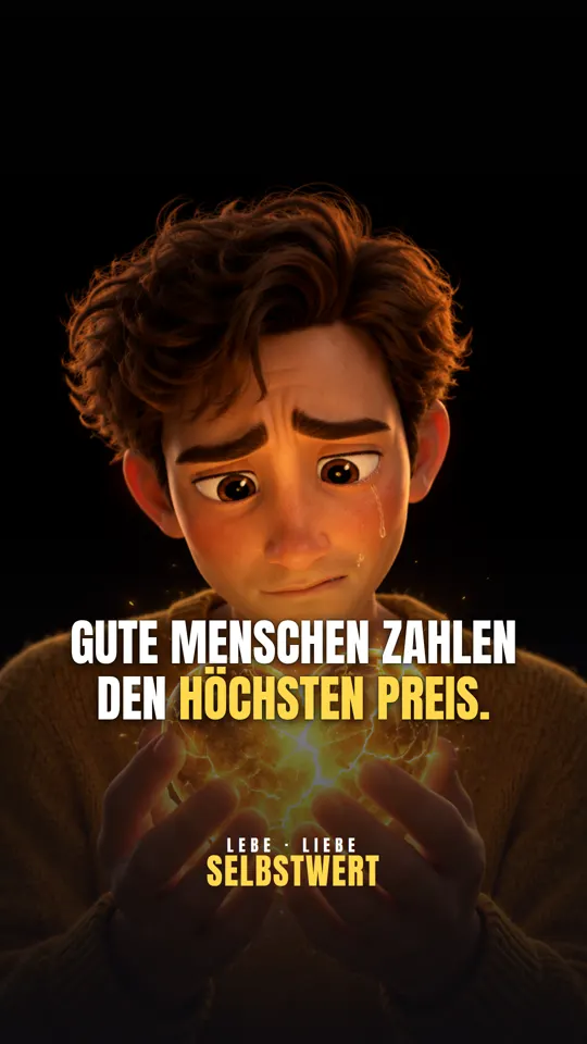 Gute Menschen zahlen den höchsten Preis